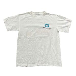 Anvil Table Mountain Casino T-Shirt Mens Medium White Birthday‎ Graphic Tee